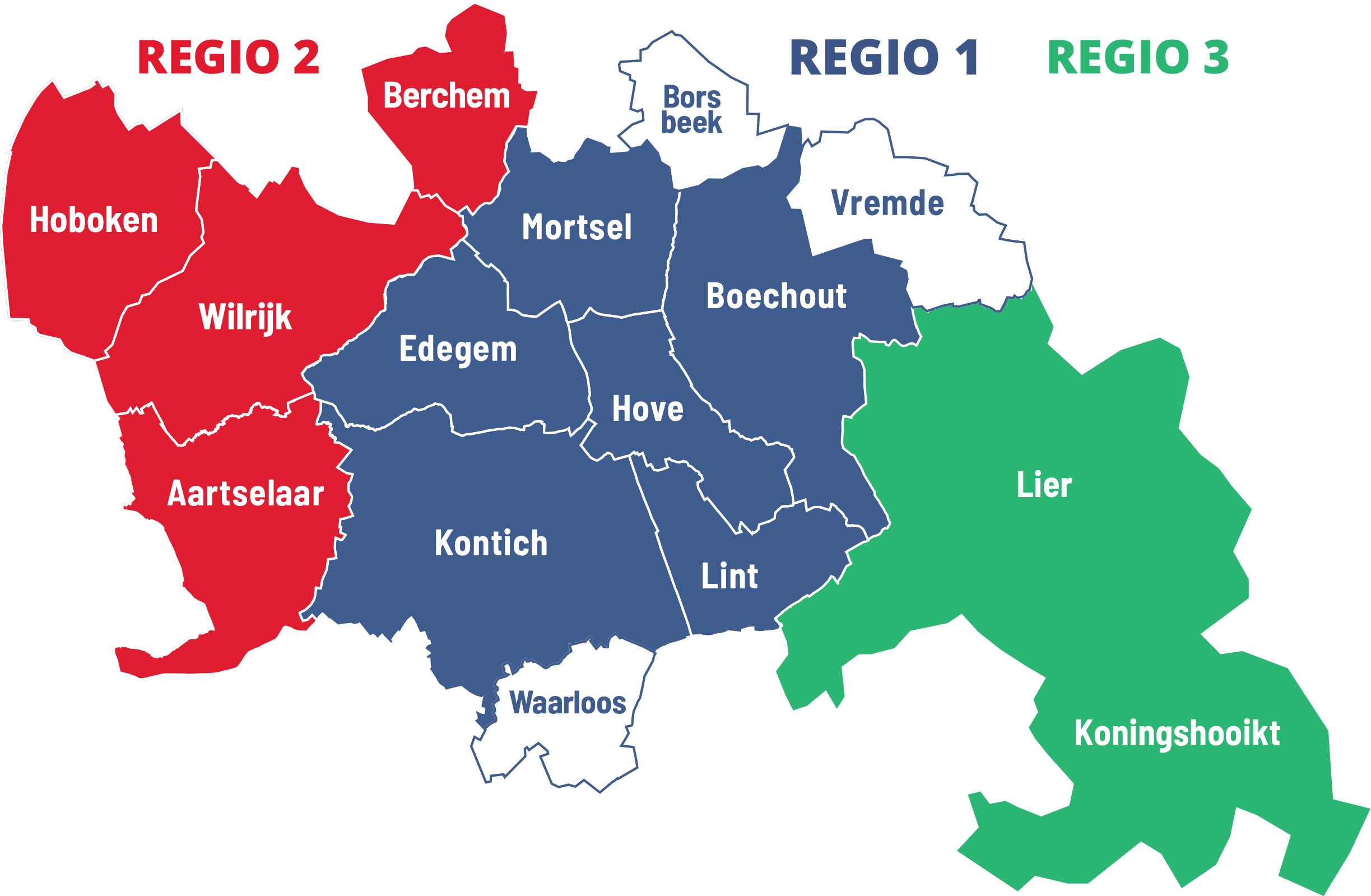 MZM Region Map